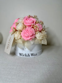 Fresh Cut Roses Candle Bouquet (medium)