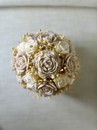 Clean Cotton Candle Bouquet (medium)