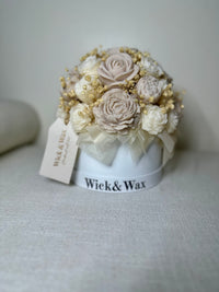 Clean Cotton Candle Bouquet (medium)