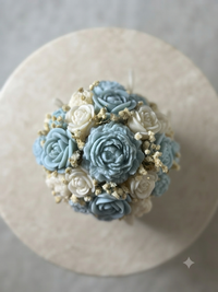 Ocean Breeze Candle Bouquet (medium)
