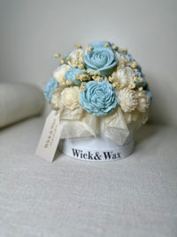 Ocean Breeze Candle Bouquet (medium)