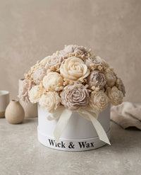 Fresh Linen Candle Bouquet