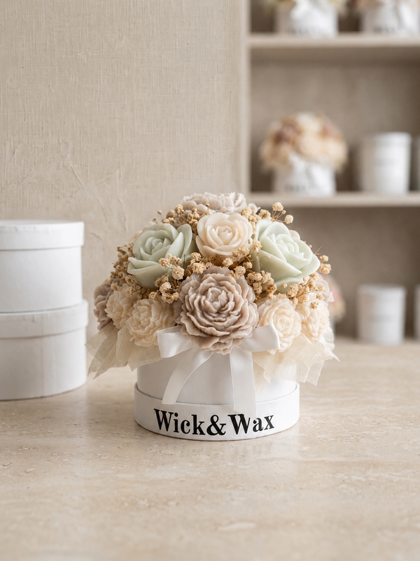 French Vanilla Candle Bouquet (small)