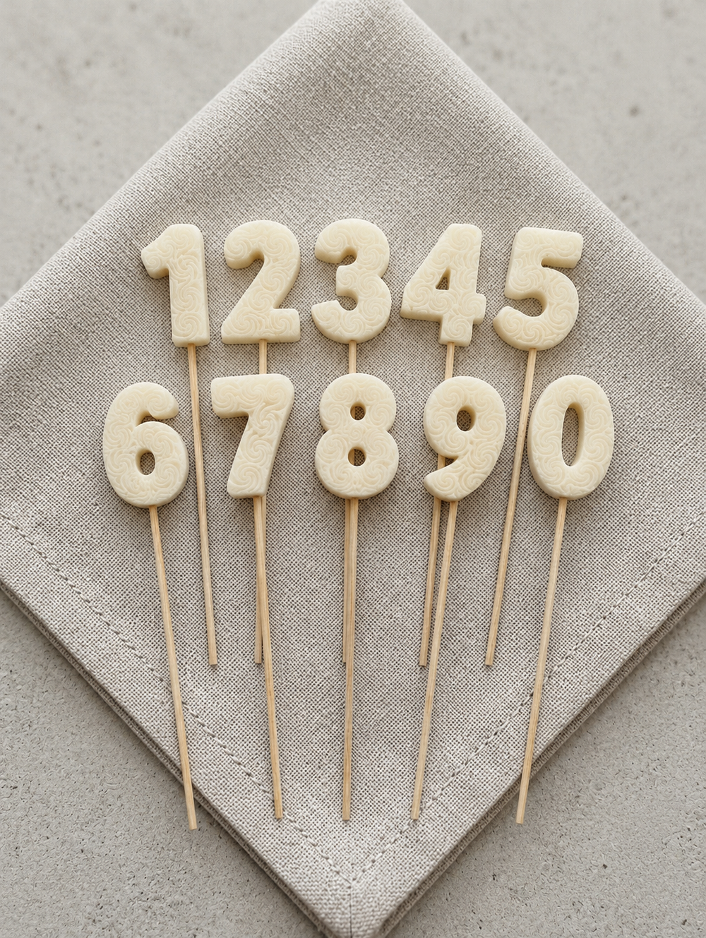 Birthday Wax Numbers