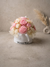 Fresh Cut Roses Candle Bouquet (medium)